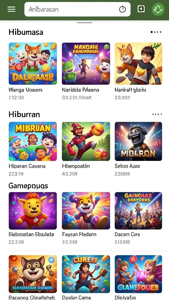 bara22 - Tampilan antarmuka yang mudah dinavigasi.