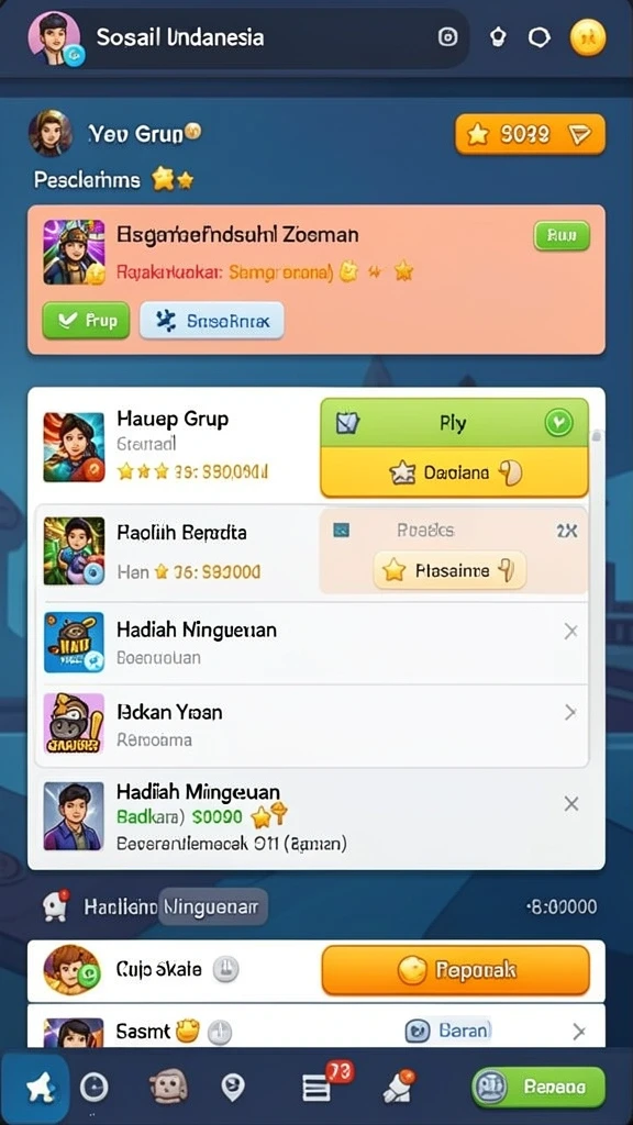 luckydf - Tampilan antarmuka yang ramah pengguna.