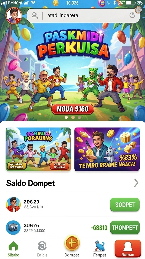 mega777 - Screenshot MEGA777 menampilkan berbagai tema slot yang unik dan beragam.