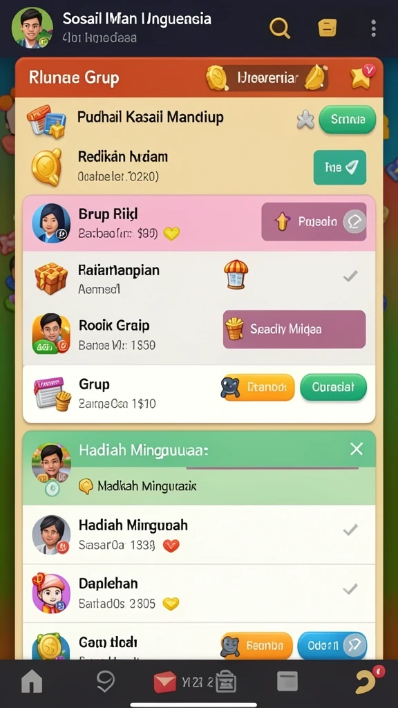 spinharta - Tampilan antarmuka yang ramah pengguna.